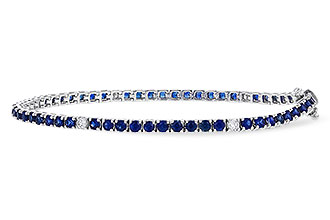 A275-10703: BRACELET 3.27 TW SAPP 3.52 TGW (7")