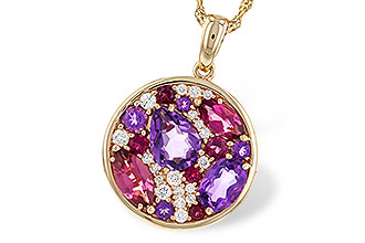 A275-16176: NECK 1.83 TW SEMI-PRECIOUS (P.TOUR, AMY) 2.00 TGW