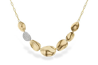B275-10712: NECKLACE .38 TW (18")