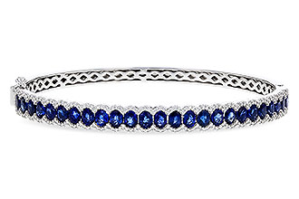 B275-17012: BANGLE 5.09 TW SAPPHIRE 5.65 TGW