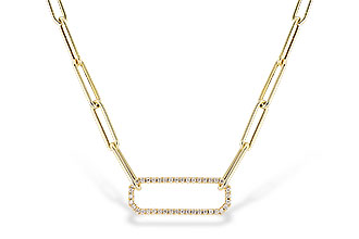C274-18903: NECKLACE .50 TW (17 INCHES)