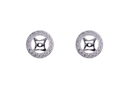 D184-24294: EARRING JACKET .32 TW (FOR 1.50-2.00 CT TW STUDS)
