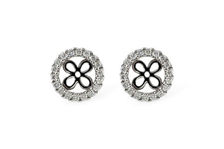 F187-86112: EARRING JACKETS .30 TW (FOR 1.50-2.00 CT TW STUDS)