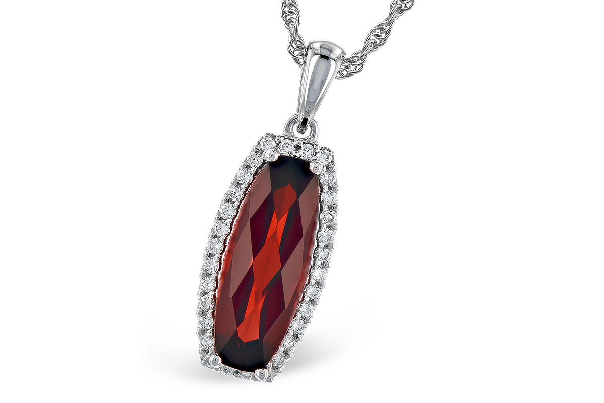 H273-29793: NECK 1.75 GARNET 1.87 TGW