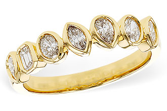 K275-16175: LDS DIA WED RG .62 TW FANCY CUT DIAS