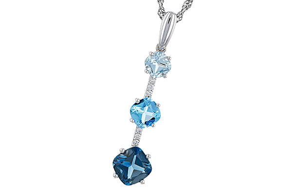 L275-10702: NECK 1.87 TW BLUE TOPAZ 1.90 TGW