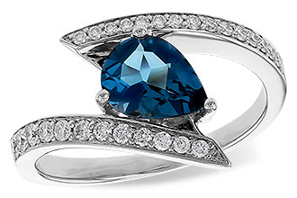 M275-10666: LDS RG 1.04 LONDON BLUE TOPAZ 1.28 TGW (8x6MM)