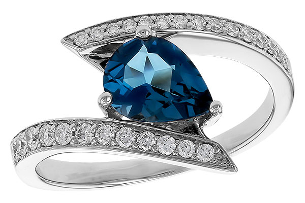 M275-10666: LDS RG 1.04 LONDON BLUE TOPAZ 1.28 TGW (8x6MM)