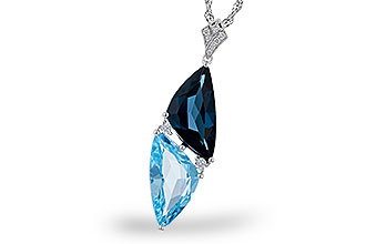 M275-11593: NECK 6.87 BLUE TOPAZ 6.97 TGW