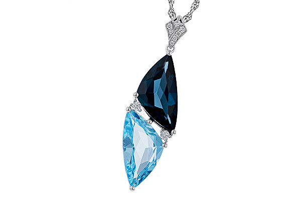 M275-11593: NECK 6.87 BLUE TOPAZ 6.97 TGW